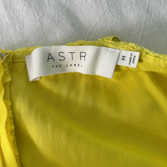 Yellow lace summer dress - Picture 7 of 9